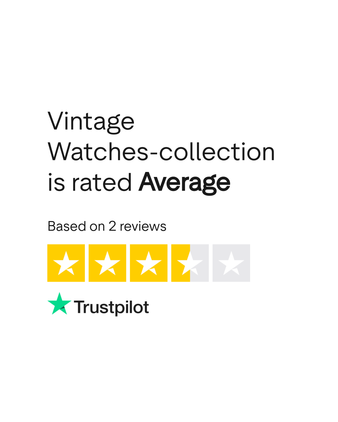 Vintage Watchescollection Reviews Read Customer Service Reviews of