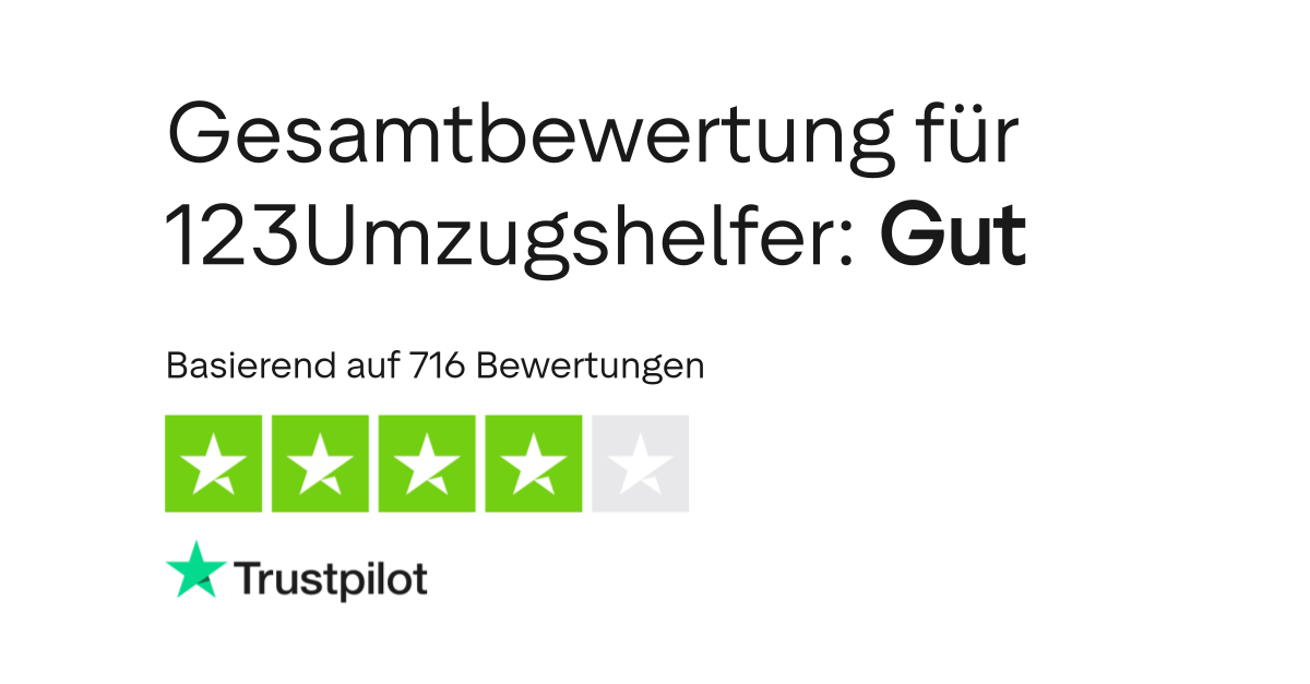 Bewertungen zu 123Umzugshelfer | Lesen Sie Kundenbewertungen zu ...