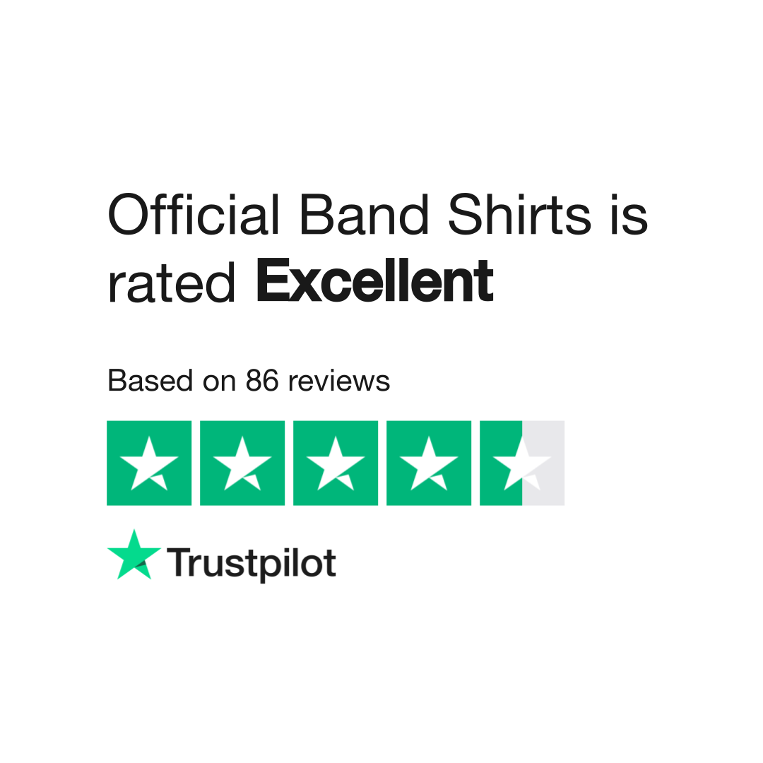 Official best sale band shirts