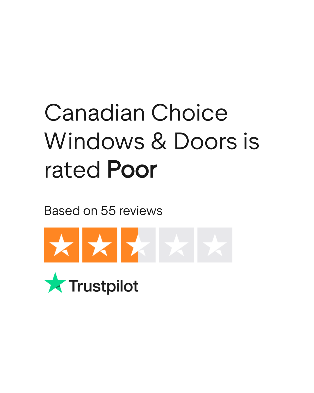 Canadian Choice Windows & Doors Reviews Read Customer Service Reviews