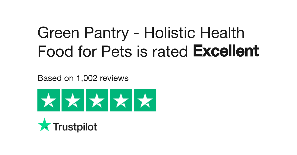 Green pantry hotsell dog food