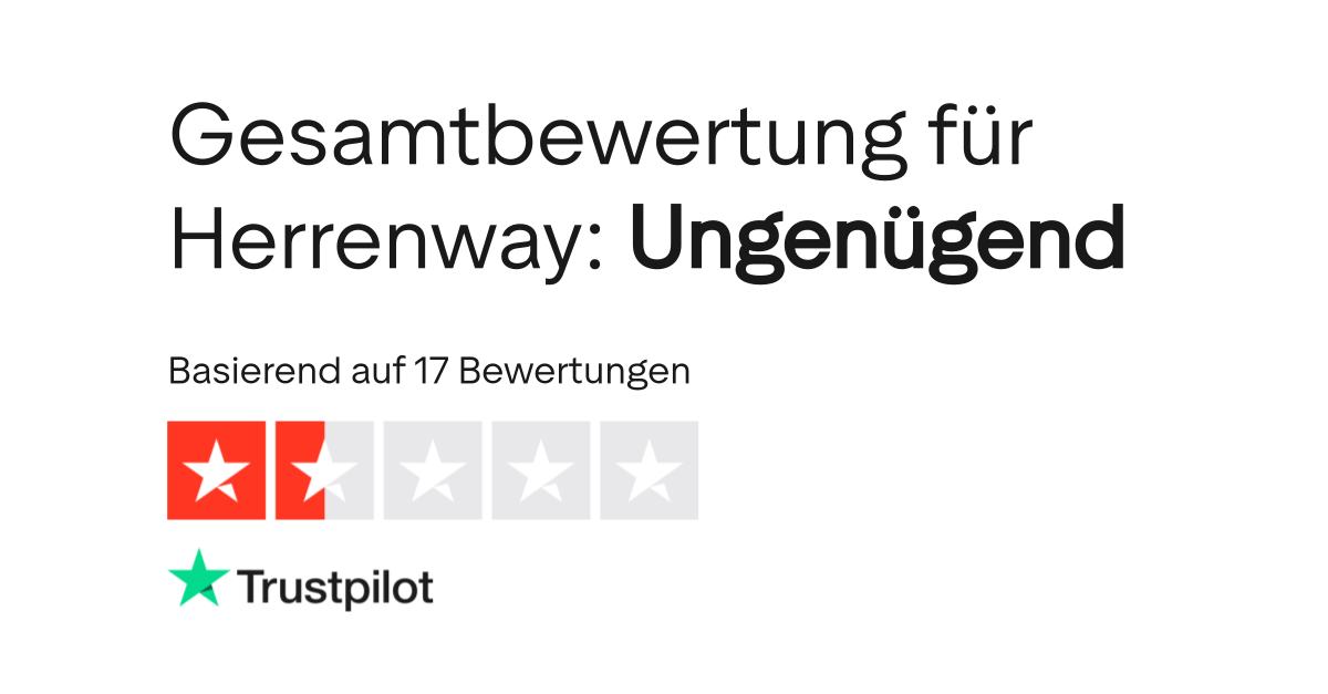 Herrenway erfahrung
