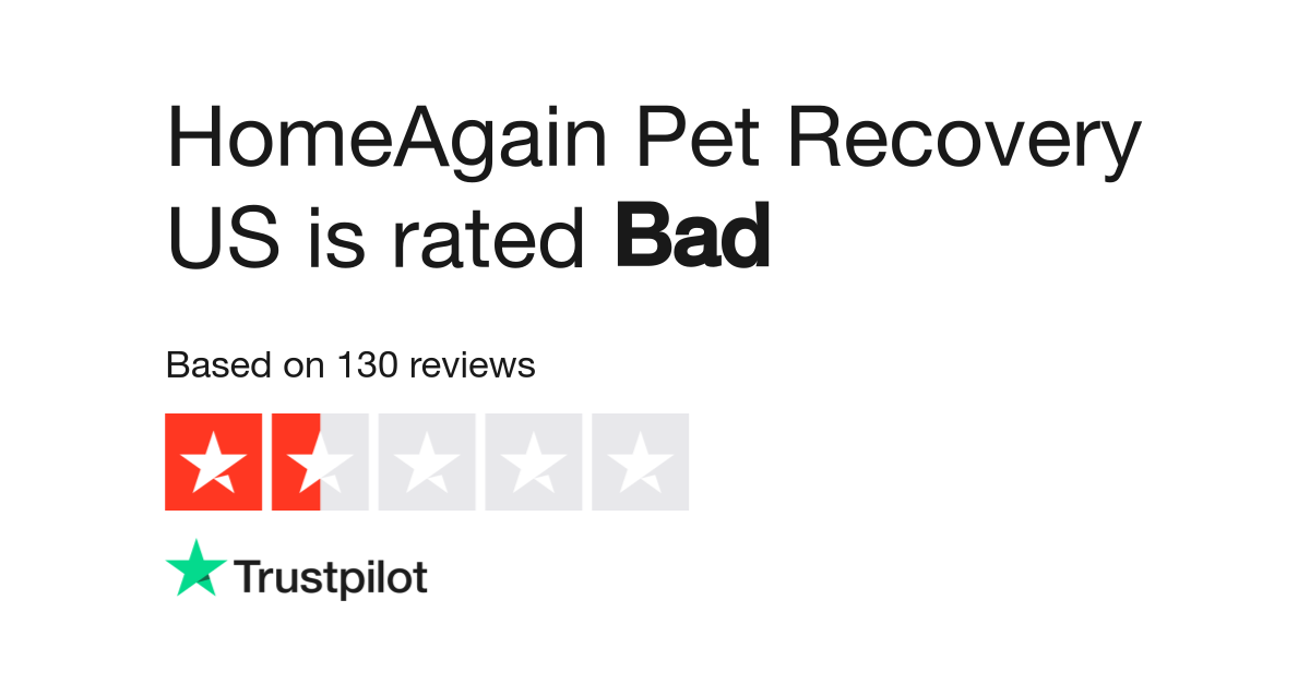 Home again hot sale pet recovery reviews