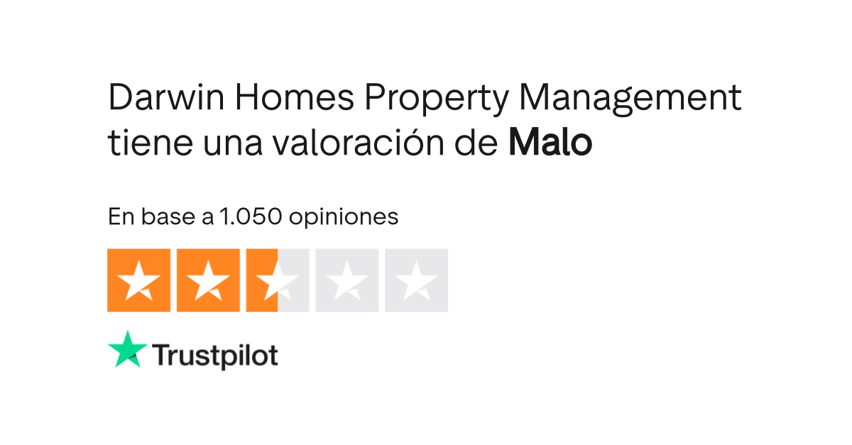 Opiniones sobre Darwin Homes Property Management Lee las opiniones
