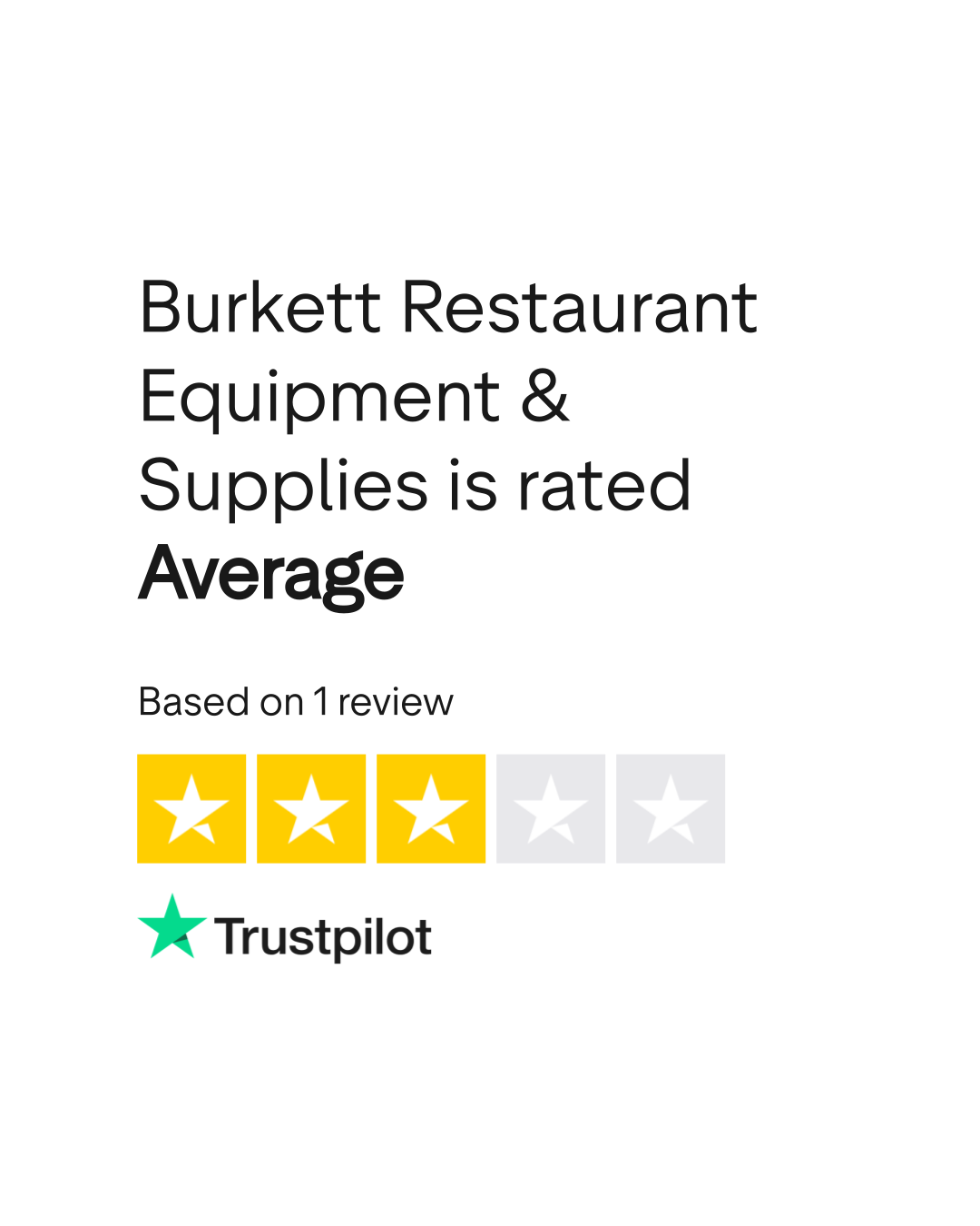 Burkett Restaurant Equipment & Supplies Reviews Read Customer Service Reviews of