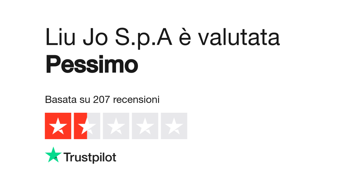 Liu jo opinioni sale