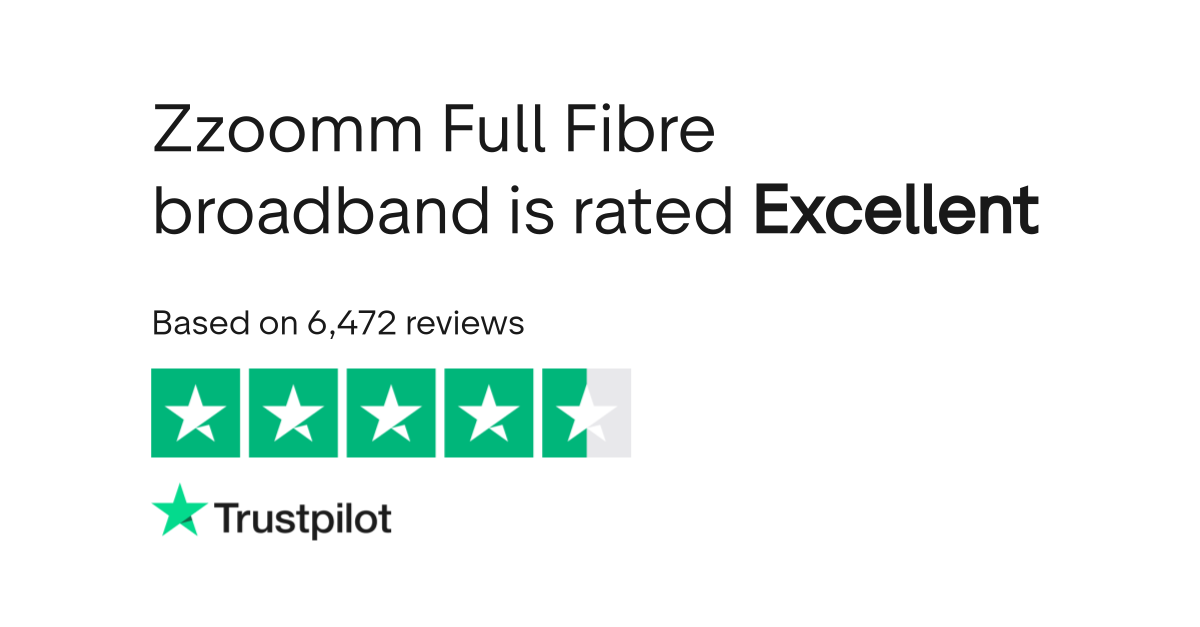 Zzoomm Full Fibre broadband Reviews | Read Customer Service Reviews of ...