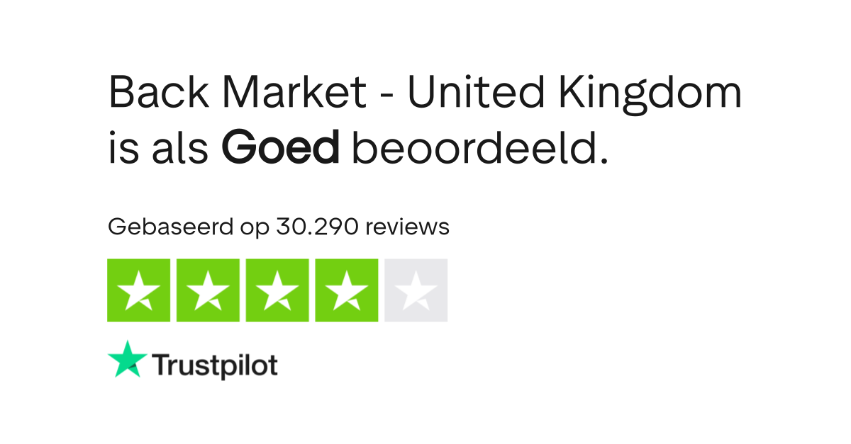 Back Market United Kingdom reviews Bekijk consumentenreviews over