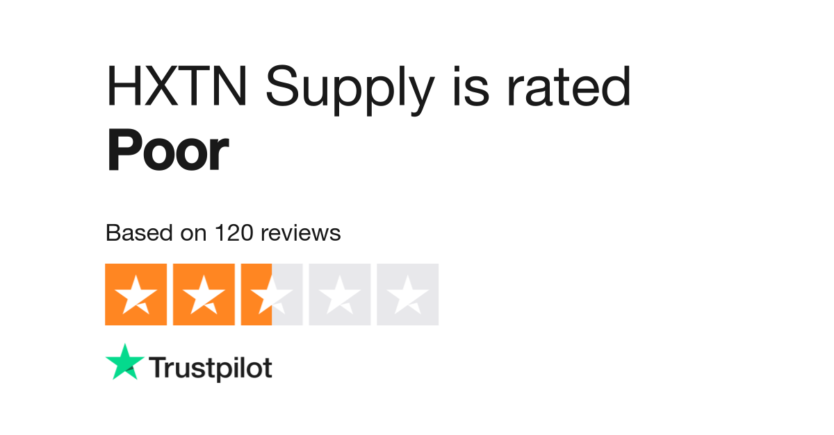 HXTN Supply Reviews Read Customer Service Reviews of hxtnsupply