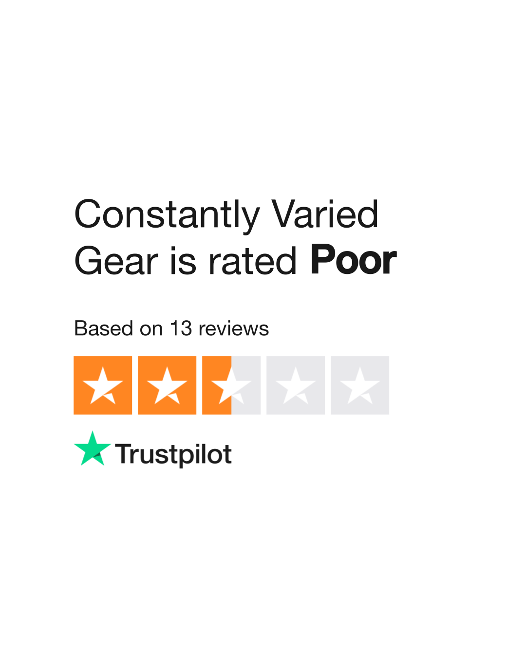 Constantly Varied Gear Reviews  Read Customer Service Reviews of www. constantlyvariedgear.com