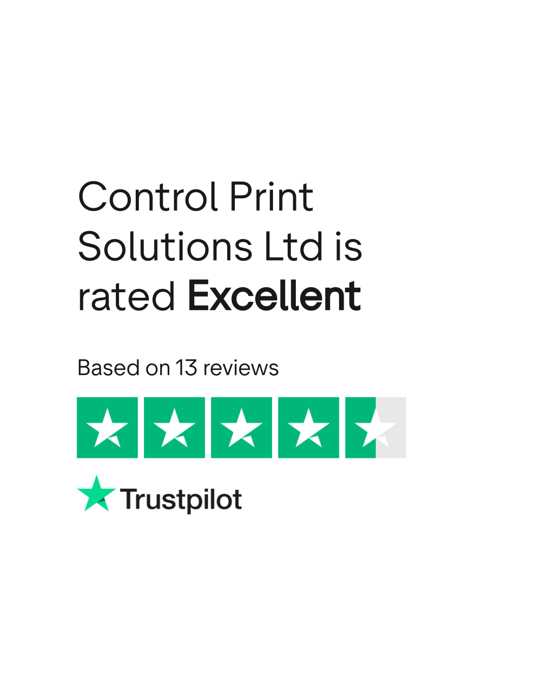 Control Print Solutions Ltd Reviews Read Customer Service Reviews of ctrlprint.co.uk