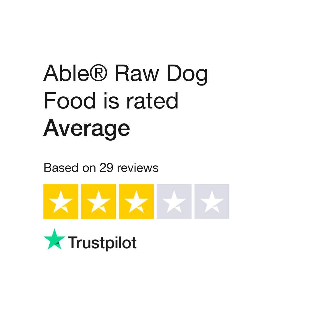 Able Raw Dog Food Reviews Read Customer Service Reviews of able.dog