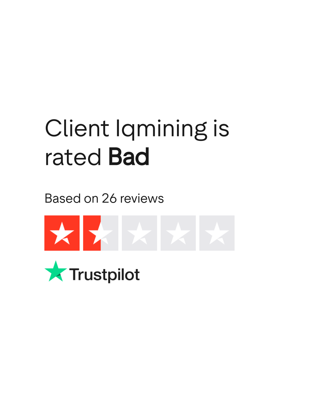 Client Iqmining Reviews | Read Customer Service Reviews of  client.iqmining.com