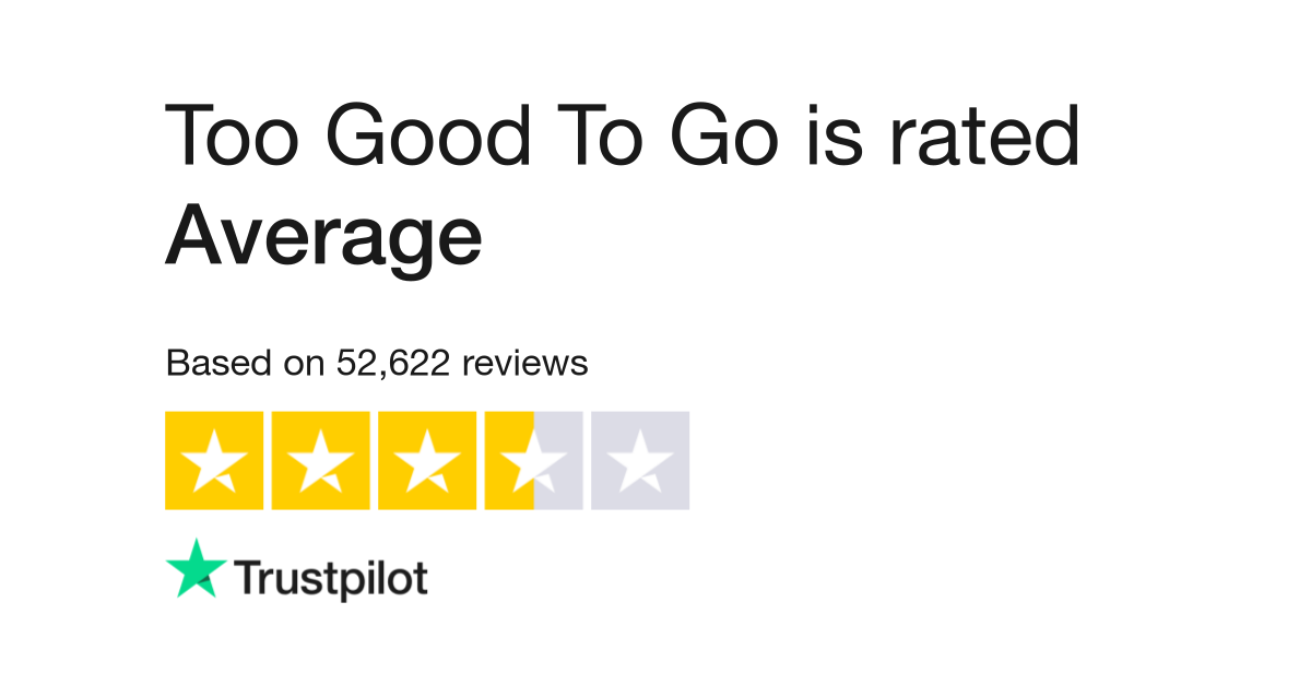 Too Good To Go Reviews, Read Customer Service Reviews of toogoodtogo.com