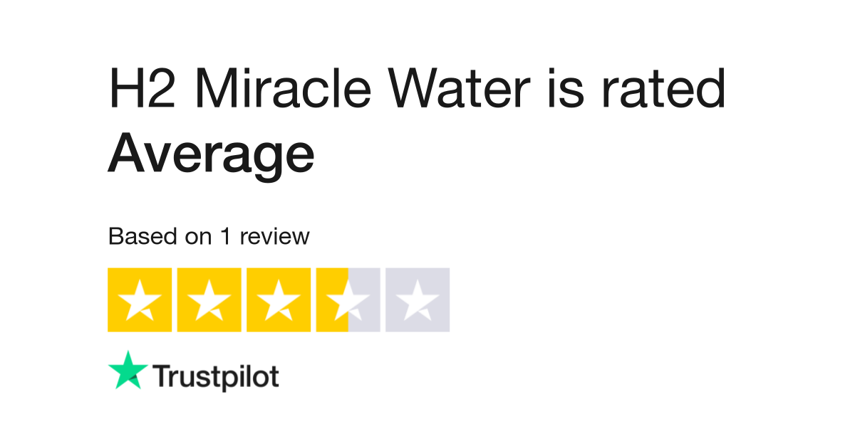 Miracle Water Reviews