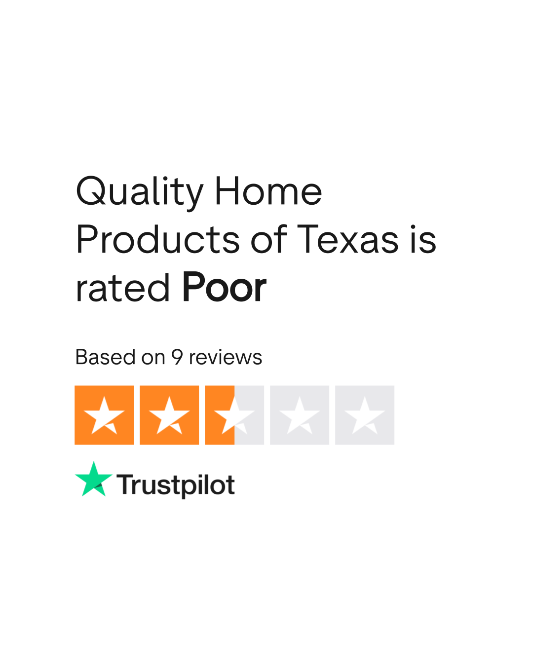 Quality Home Products of Texas Reviews Read Customer Service Reviews