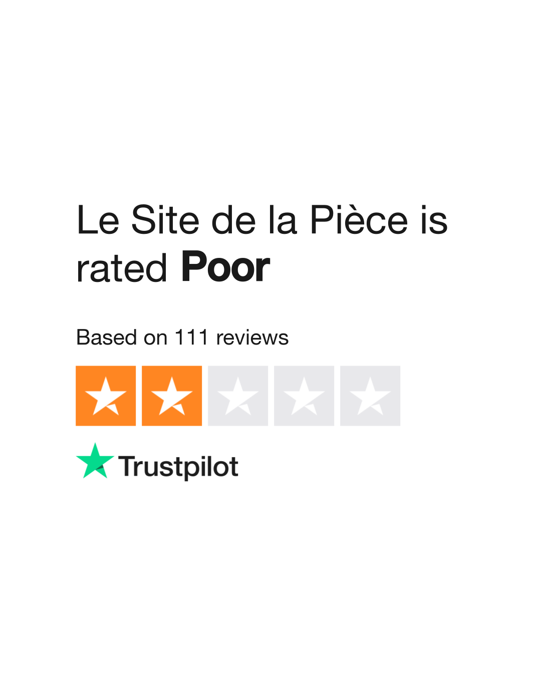 Le Site de la Pièce Reviews  Read Customer Service Reviews of