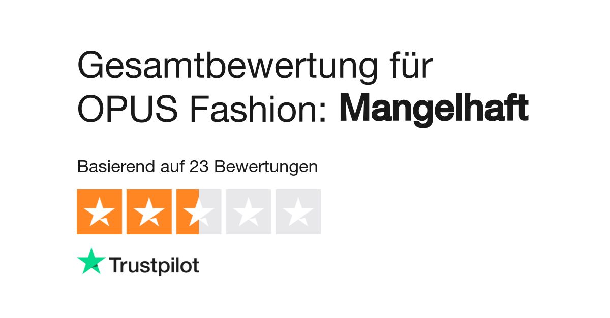 Bewertungen zu OPUS Fashion Lesen Sie Kundenbewertungen zu opus fashion