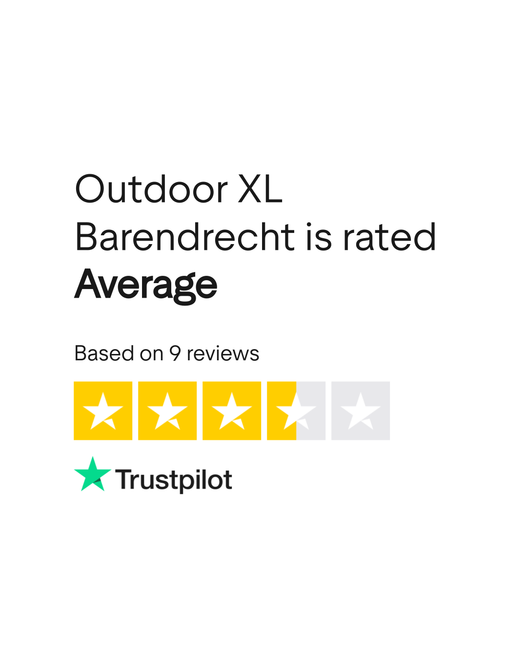 Outdoor XL Barendrecht Reviews Read Customer Service Reviews of