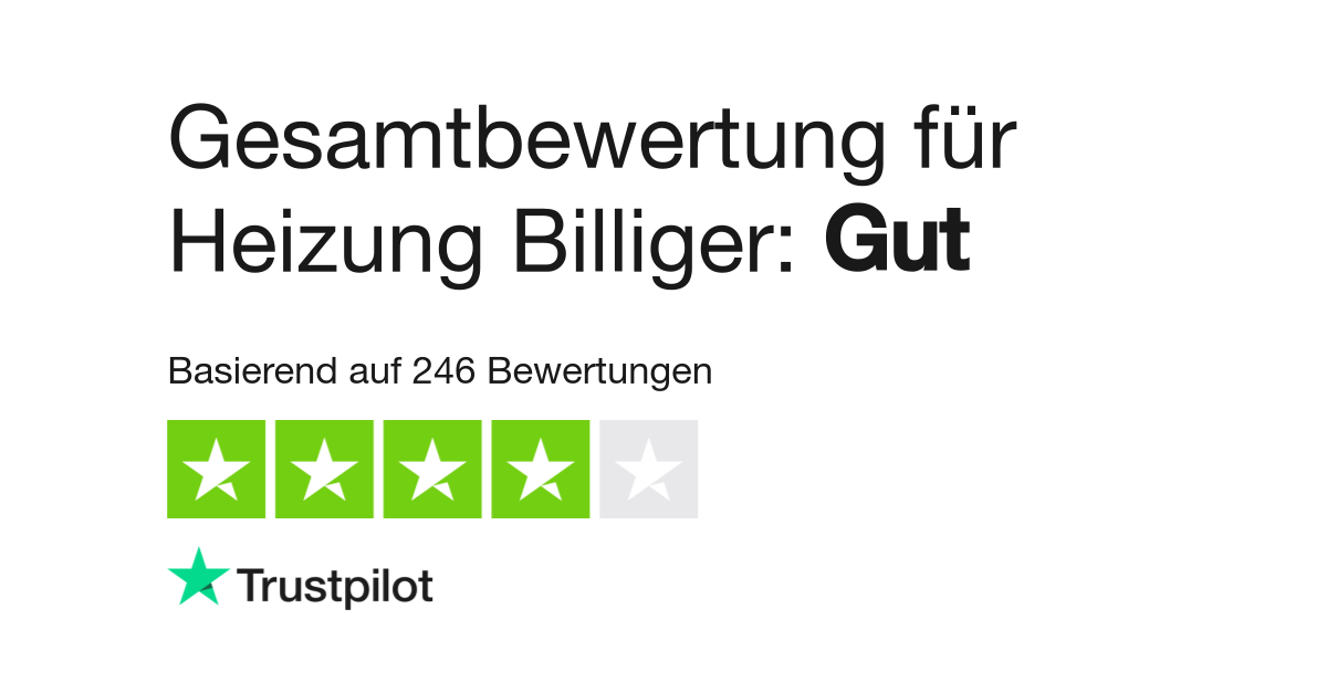 Bewertungen zu Heizung Billiger Lesen Sie Kundenbewertungen zu