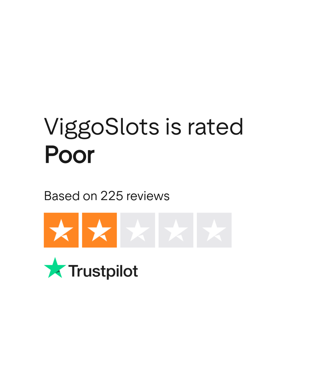 Viggoslots Bewertung auf Trustpilot