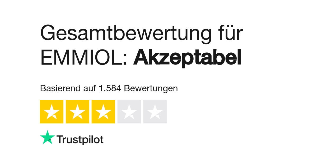 bewertungen zu emmiol lesen sie kundenbewertungen zu emmiol com