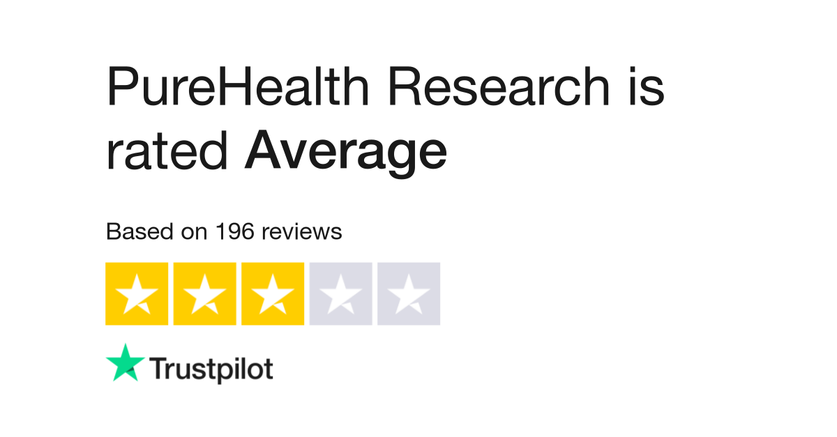 PureHealth Research Reviews  Read Customer Service Reviews of