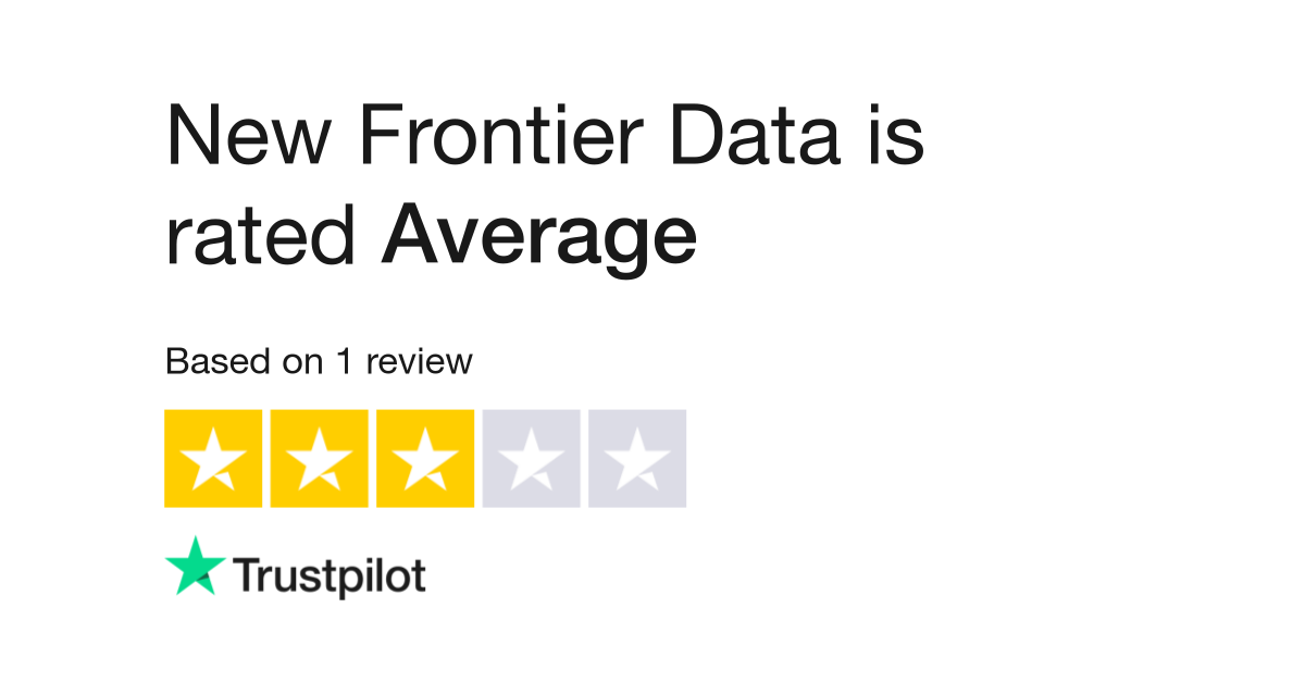 New Frontier Data Reviews Read Customer Service Reviews Of Newfrontierdata Com
