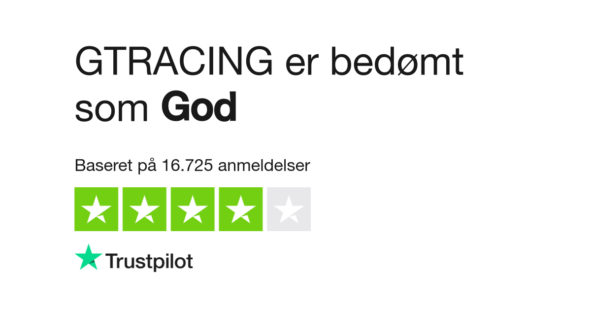 Gtracing trustpilot hotsell