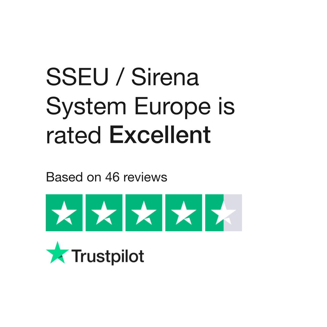 SSEU / Sirena System Europe Reviews  Read Customer Service Reviews of  shop.sirenasystem.eu