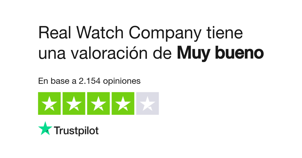 Opiniones sobre Real Watch Company Lee las opiniones sobre el servicio de realwatchcompany