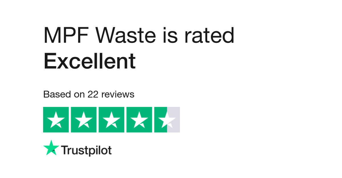 MPF Waste Reviews  Read Customer Service Reviews of mpfwaste.co.uk