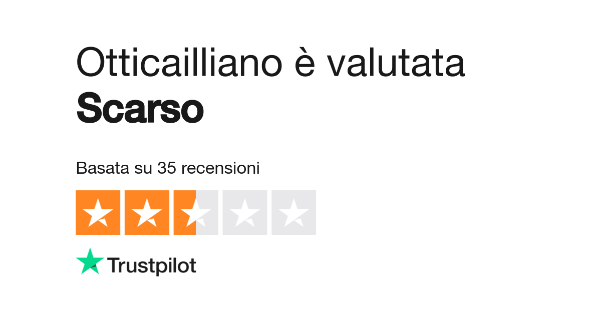 Ottica on sale illiano recensioni