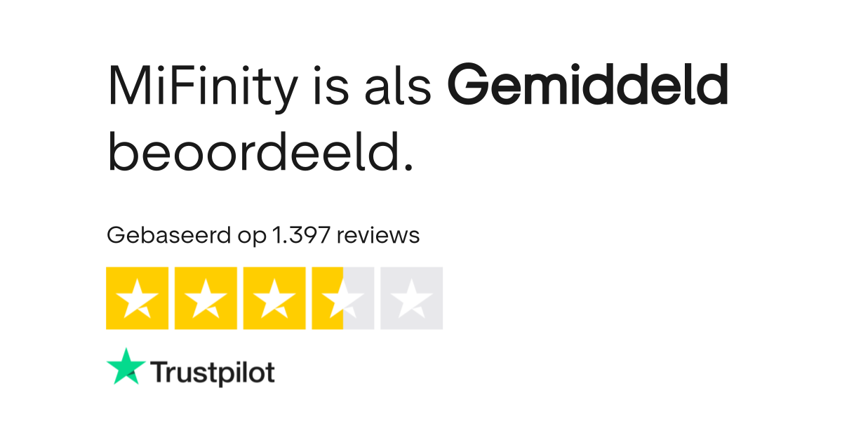 MiFinity reviews Bekijk consumentenreviews over