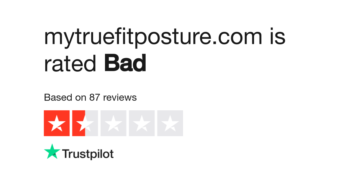 Mytruefitposture Com Reviews Read Customer Service Reviews Of Mytruefitposture Com