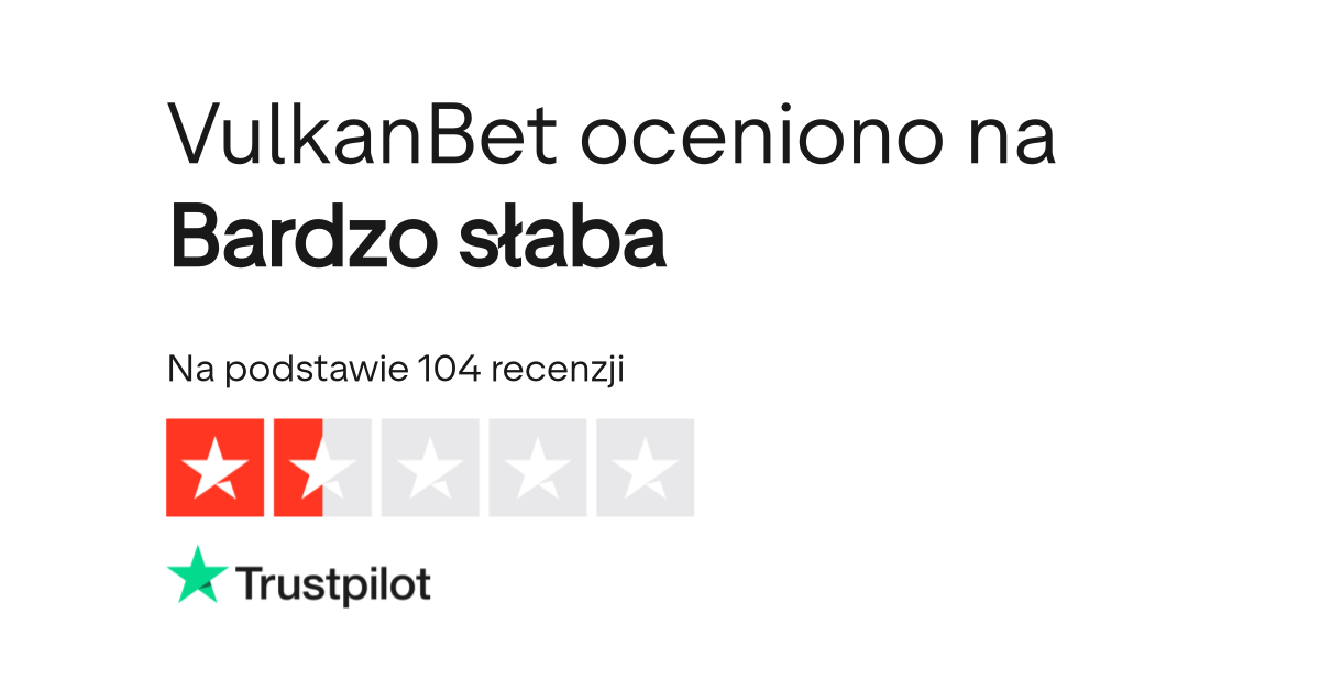 Ocena Vulkan Bet na Trustpilot