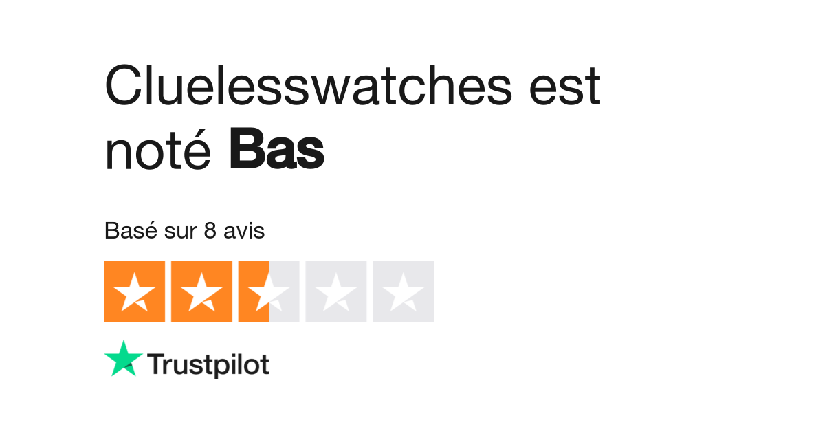 Avis discount montre clueless