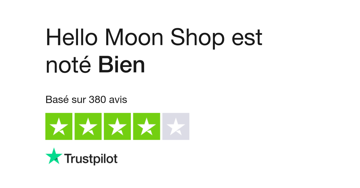 Avis de Hello Moon Shop Lisez les avis marchands de hellomoon