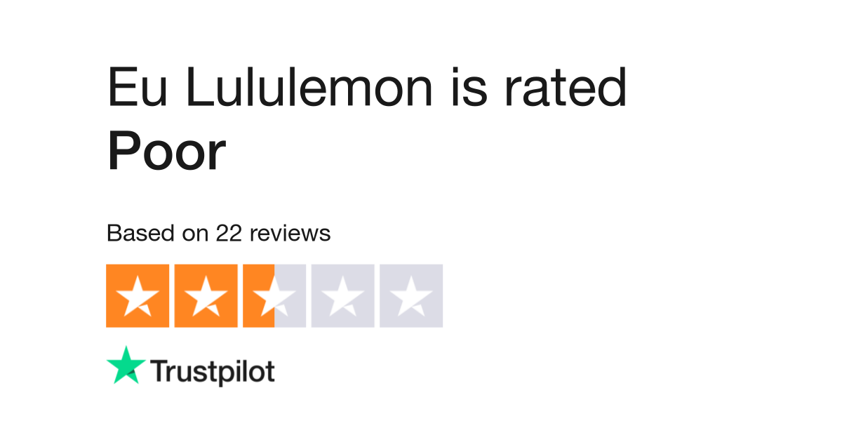 Eu Lululemon Reviews  Read Customer Service Reviews of eu