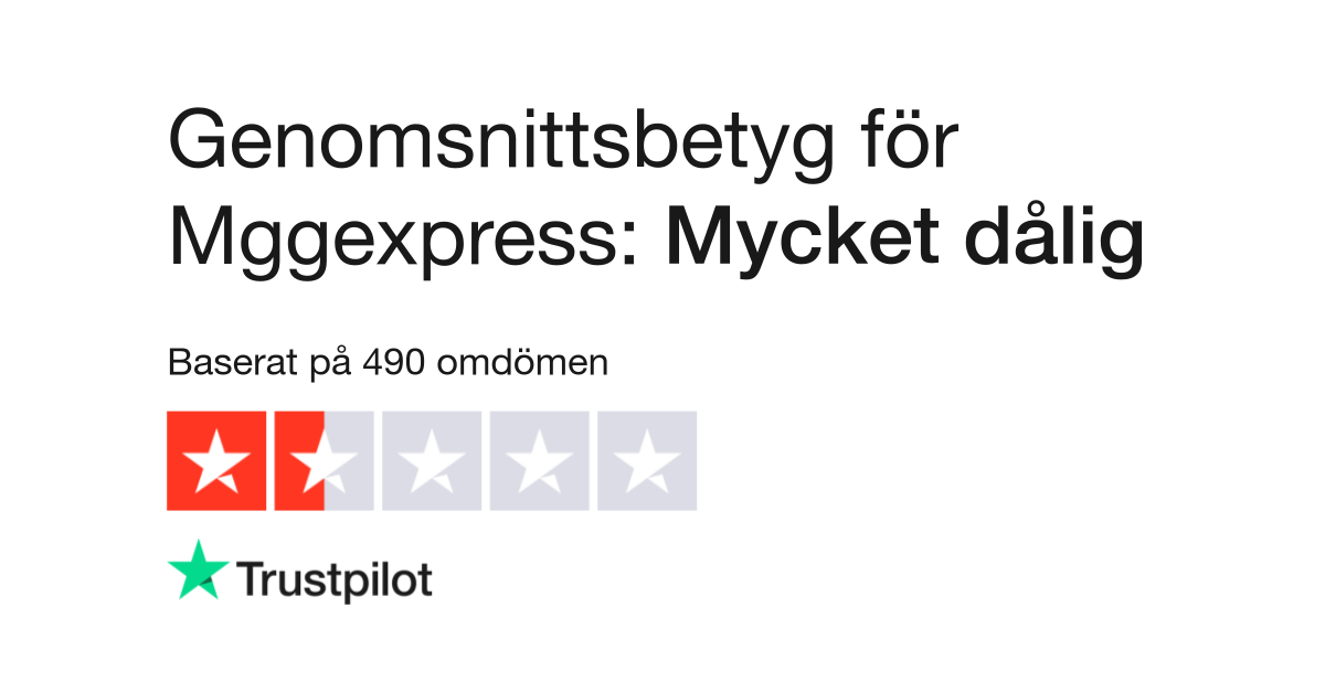 Omdömen om Mggexpress | Läs kundernas omdömen om 