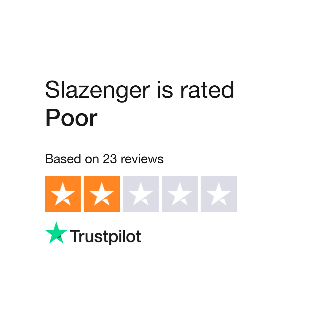 slachtoffer vertrouwen Televisie kijken Slazenger Reviews | Read Customer Service Reviews of slazenger.com