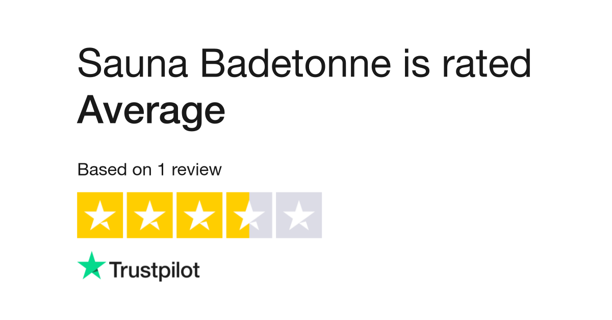 Sauna Badetonne Reviews | Read Customer Service Reviews of sauna-badetonne .com