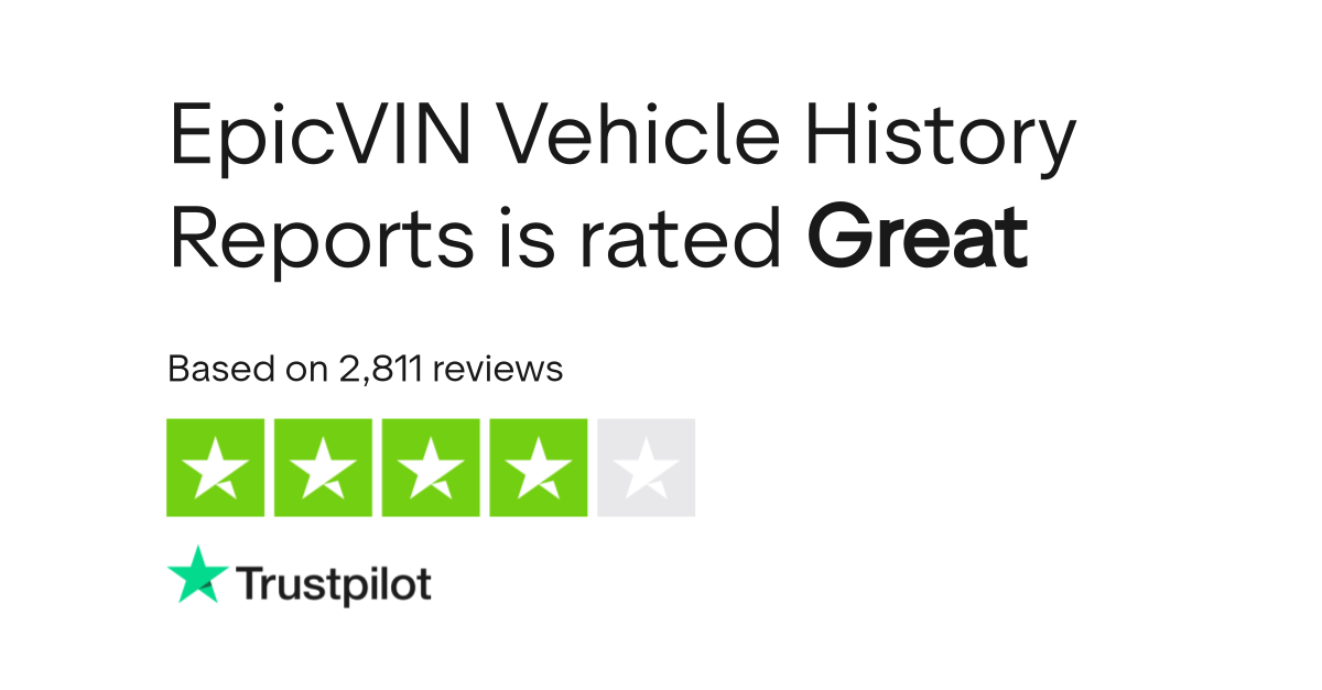 EpicVIN Vehicle History Reports Reviews Read Customer Service Reviews of