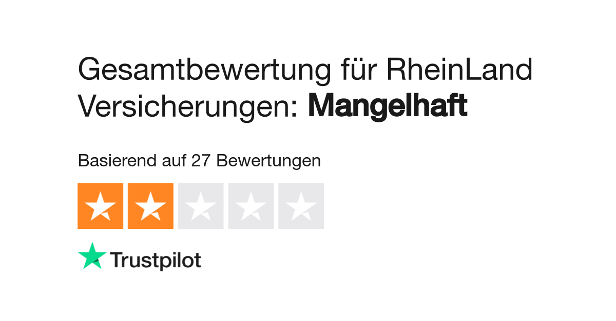 Bewertungen Zu Rheinland Versicherungen Lesen Sie Kundenbewertungen Zu Www Rheinland Versicherungen De