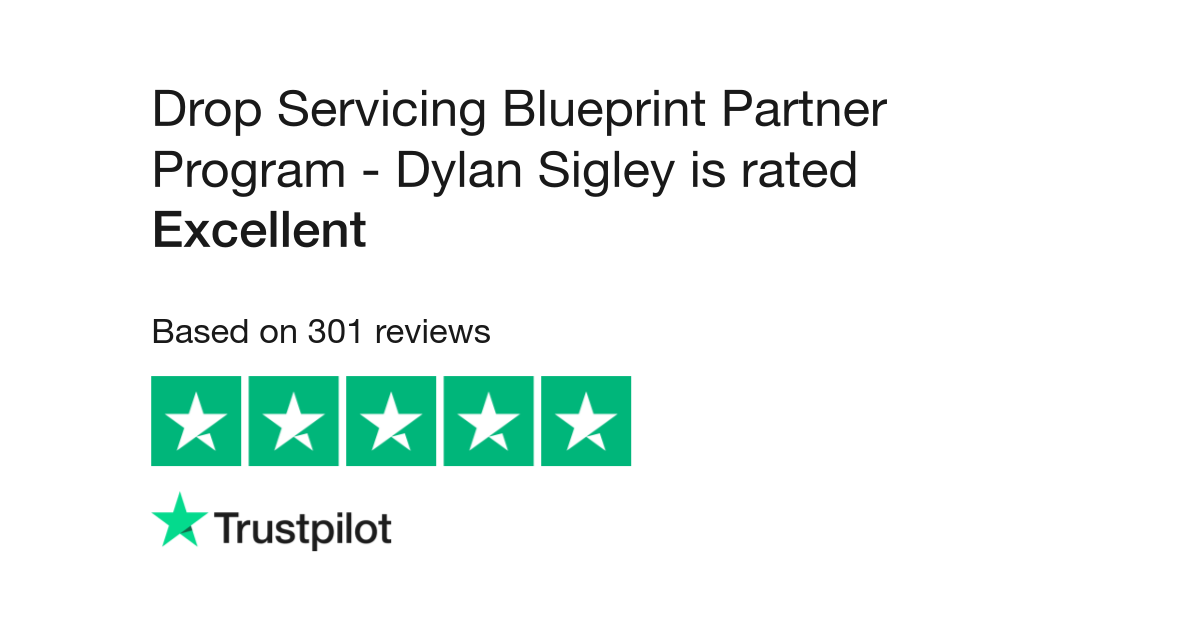 Drop Servicing Blueprint Dylan Sigley Reviews Read Customer