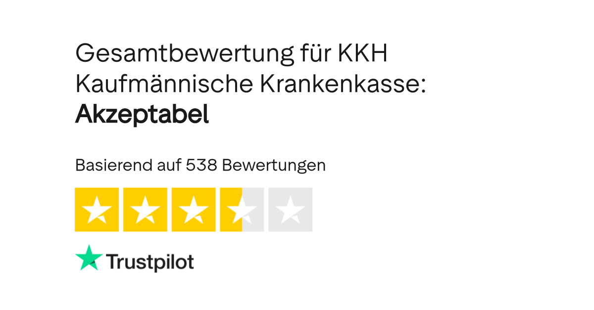 Bewertungen zu KKH Kaufmännische Krankenkasse Lesen Sie