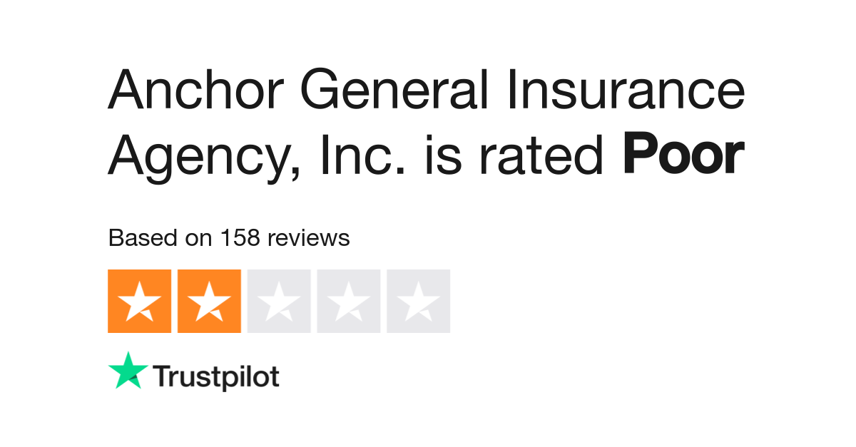 Anchor General Insurance Agency, Inc. Reviews Read Customer Service