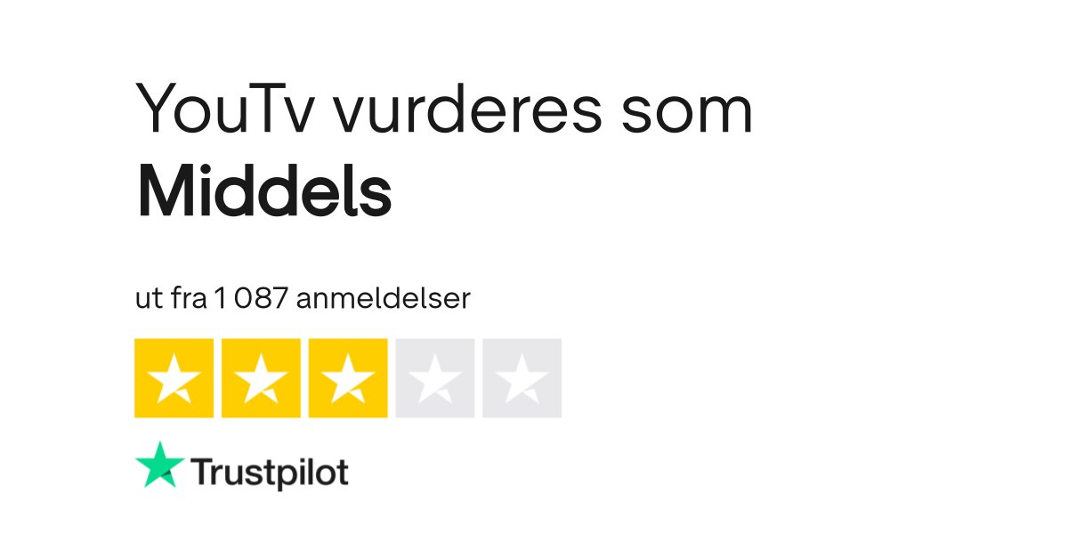 Youtv Anmeldelser Les Kundenes Anmeldelser Av Youtv Dk