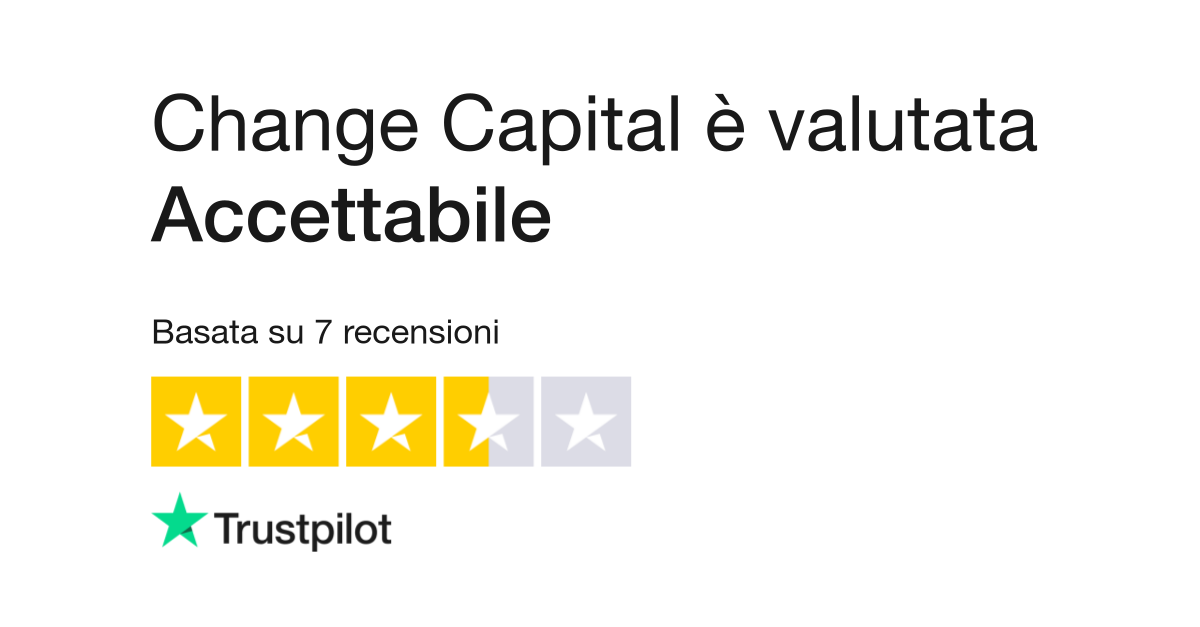 Change Capital Leggi le recensioni dei servizi di changecapital.it