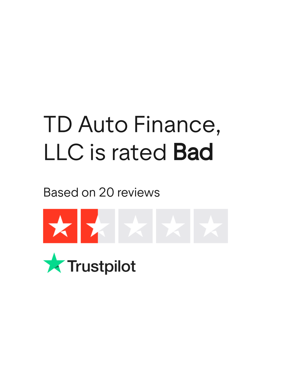 TD Auto Finance, LLC Reviews Read Customer Service Reviews of
